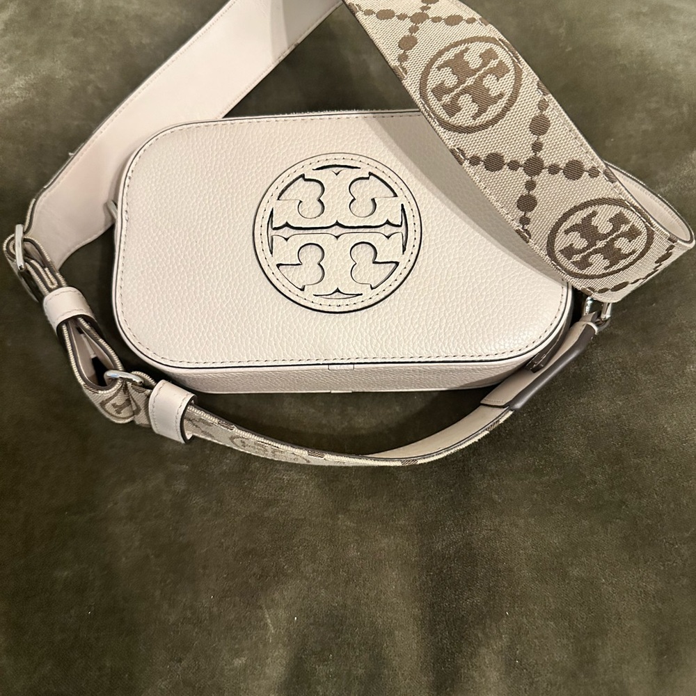 Tory Burch Cream Crossbody Bag